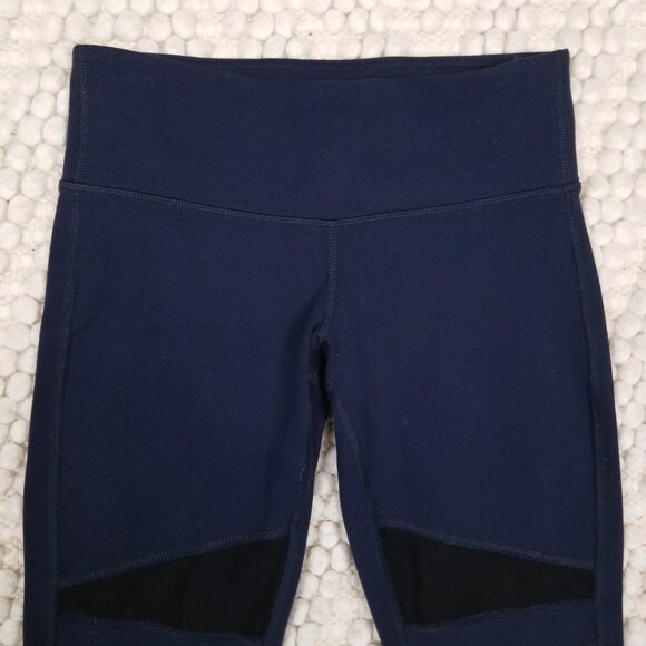 Lululemon Tech Mesh Tight Inkwell/Black Sz 6 - Picture 2 of 8